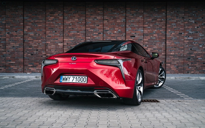 Lexus LC cena 369000 przebieg: 56200, rok produkcji 2019 z Katowice małe 211